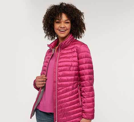 Down jackets and quilted jackets