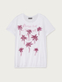 T-shirt avec broderie palmiers image number 4