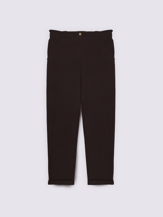 Balloon pants in scuba fabric