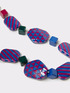 Long necklace with optical print image number 1