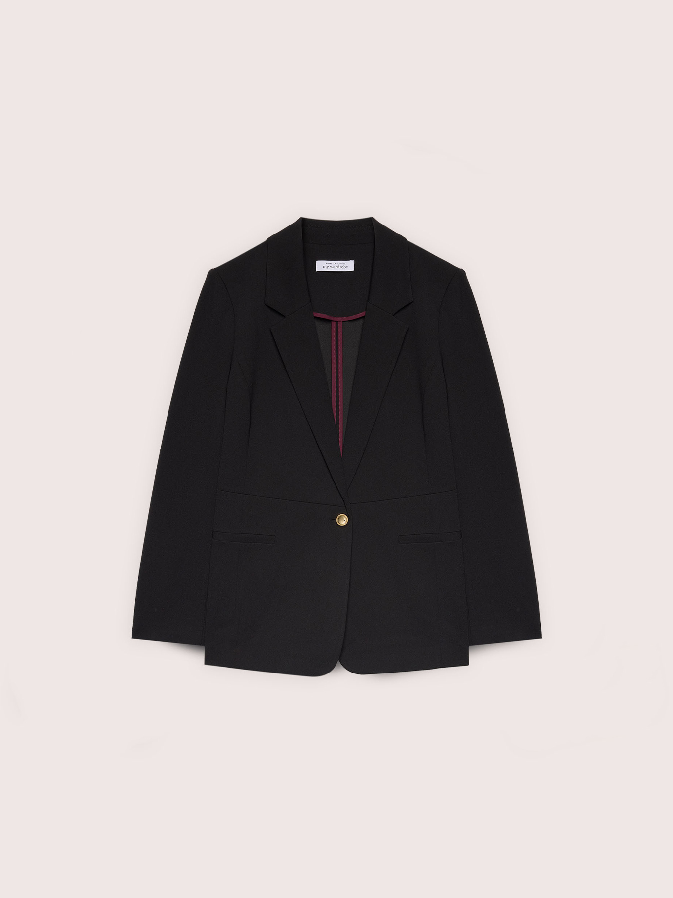 Blazer destrutturato in tessuto stretch image number 5