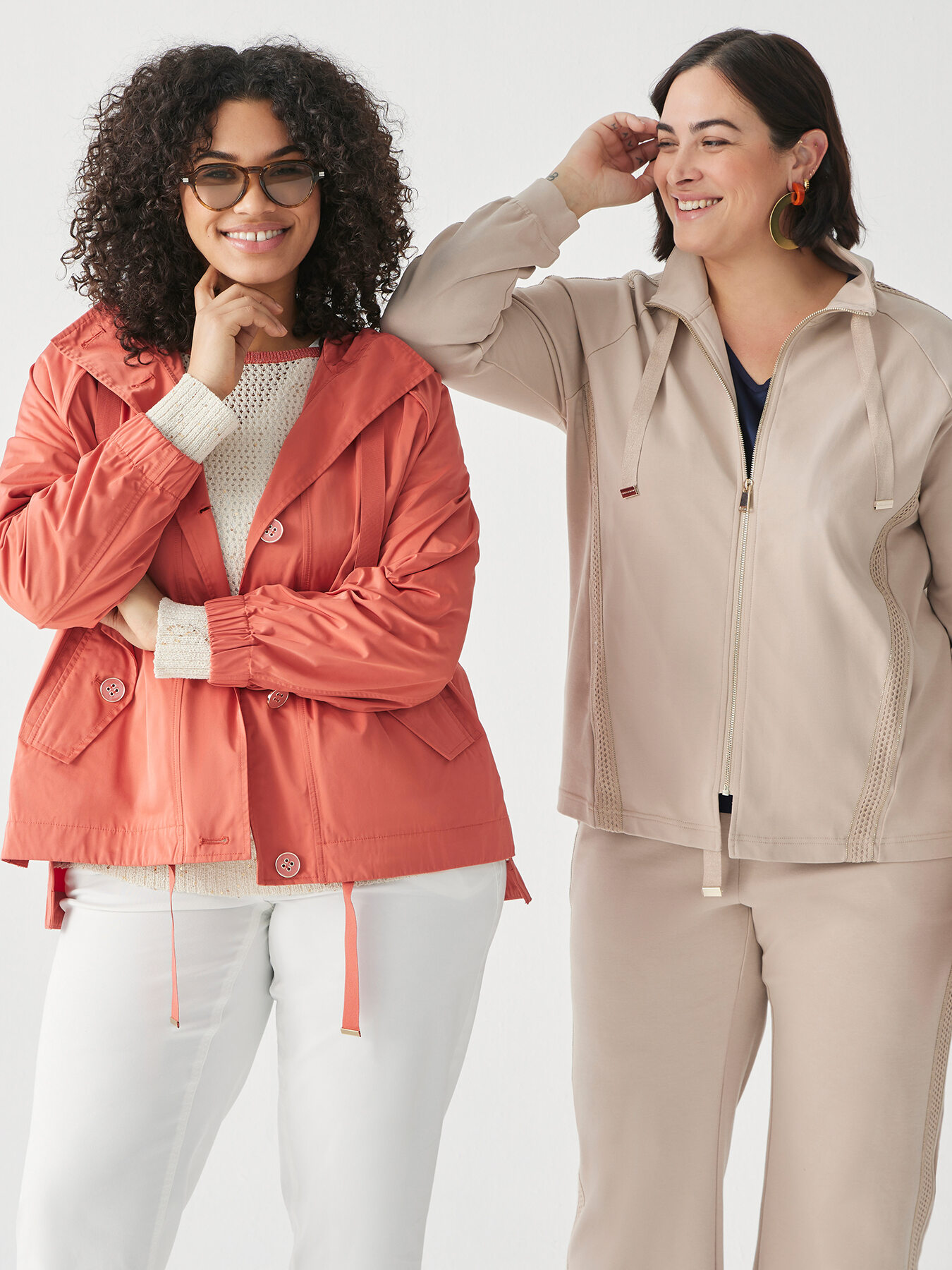 Papaya coloured parka image number 0