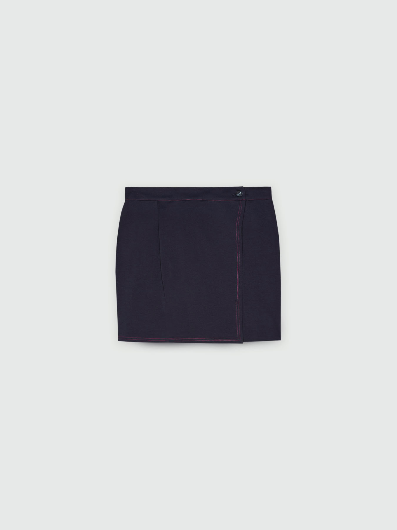 Mini wrap trouser skirt image number 4