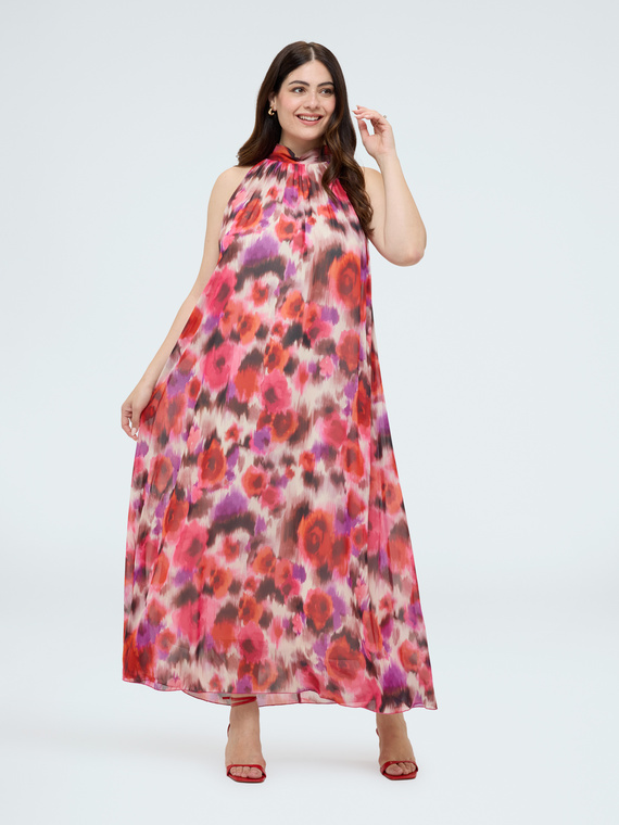 Long Free dress floral print