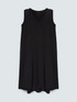Long V-neck dress image number 4