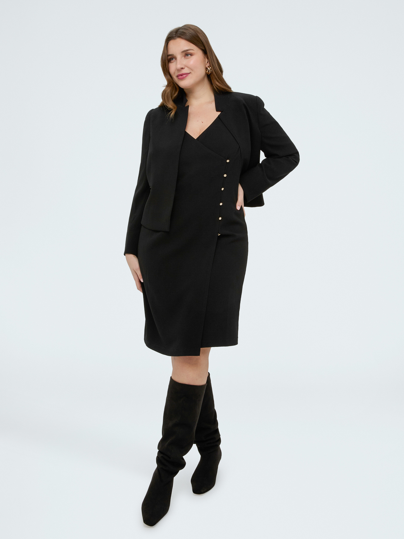 Kurzer Blazer aus Stretchstoff image number 2