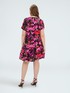 Robe &agrave; fleurs en viscose image number 2