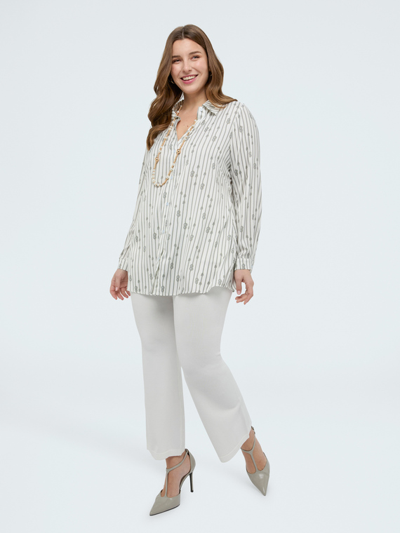 Pantaloni Flare in maglia