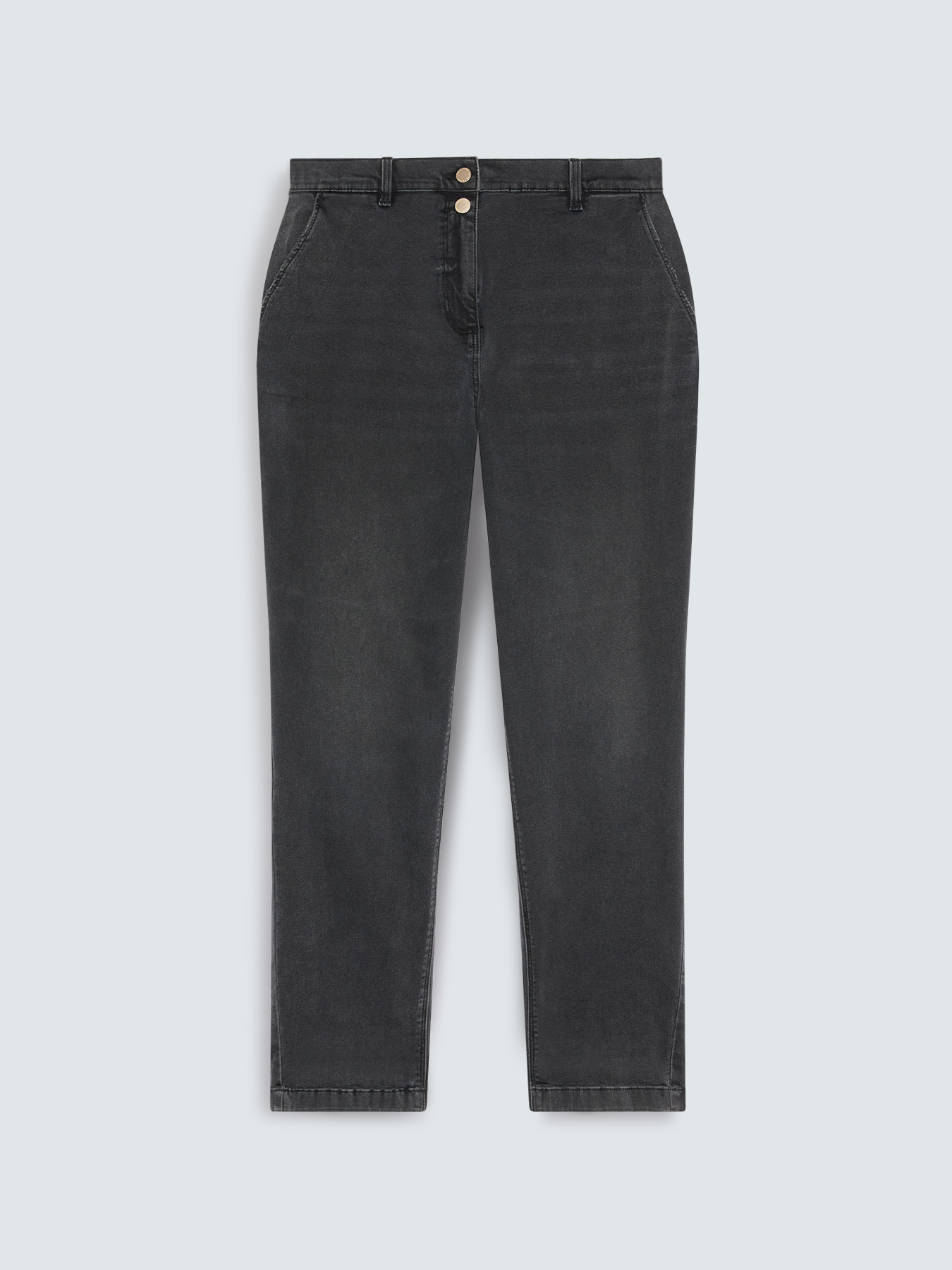 Balloon Jeans black wash image number 0