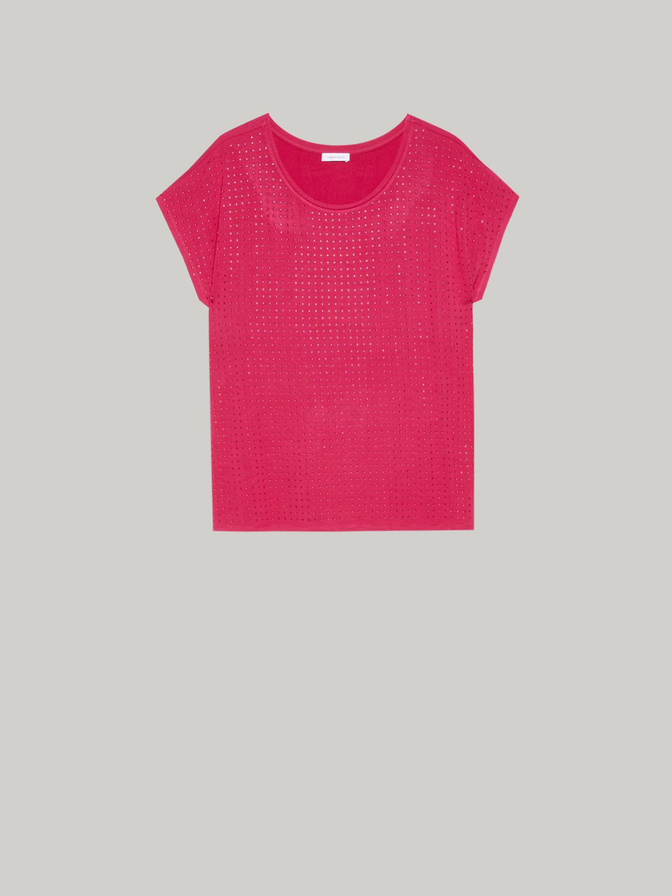 T-shirt with applied crystals image number 3