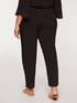 Embroidered viscose trousers image number 1