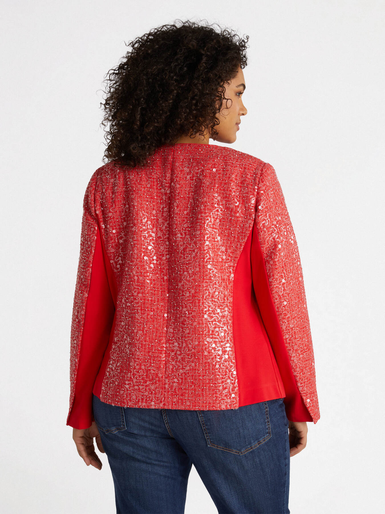 Jacke aus Lurex-Stoff image number 1