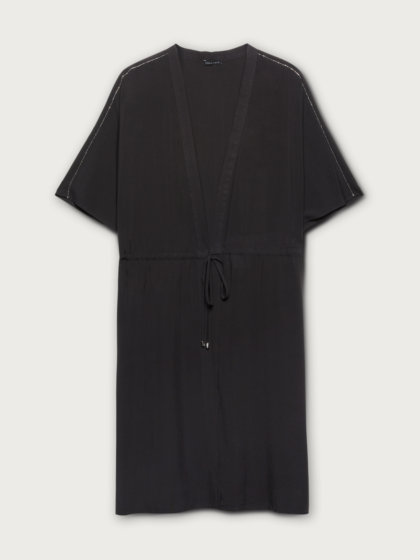 Caftan en viscose avec une broderie image number 3