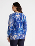 Sweater with all over floral print image number 1