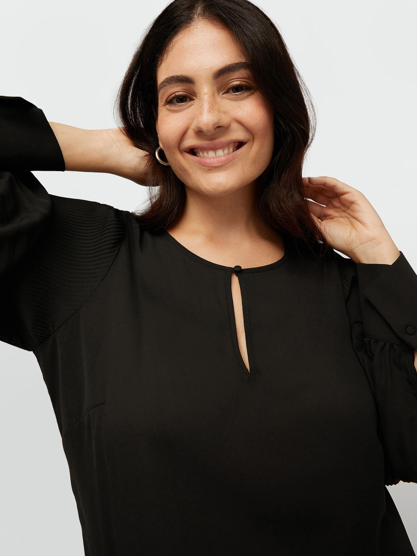 Blouse &agrave; manches pliss&eacute;es image number 4