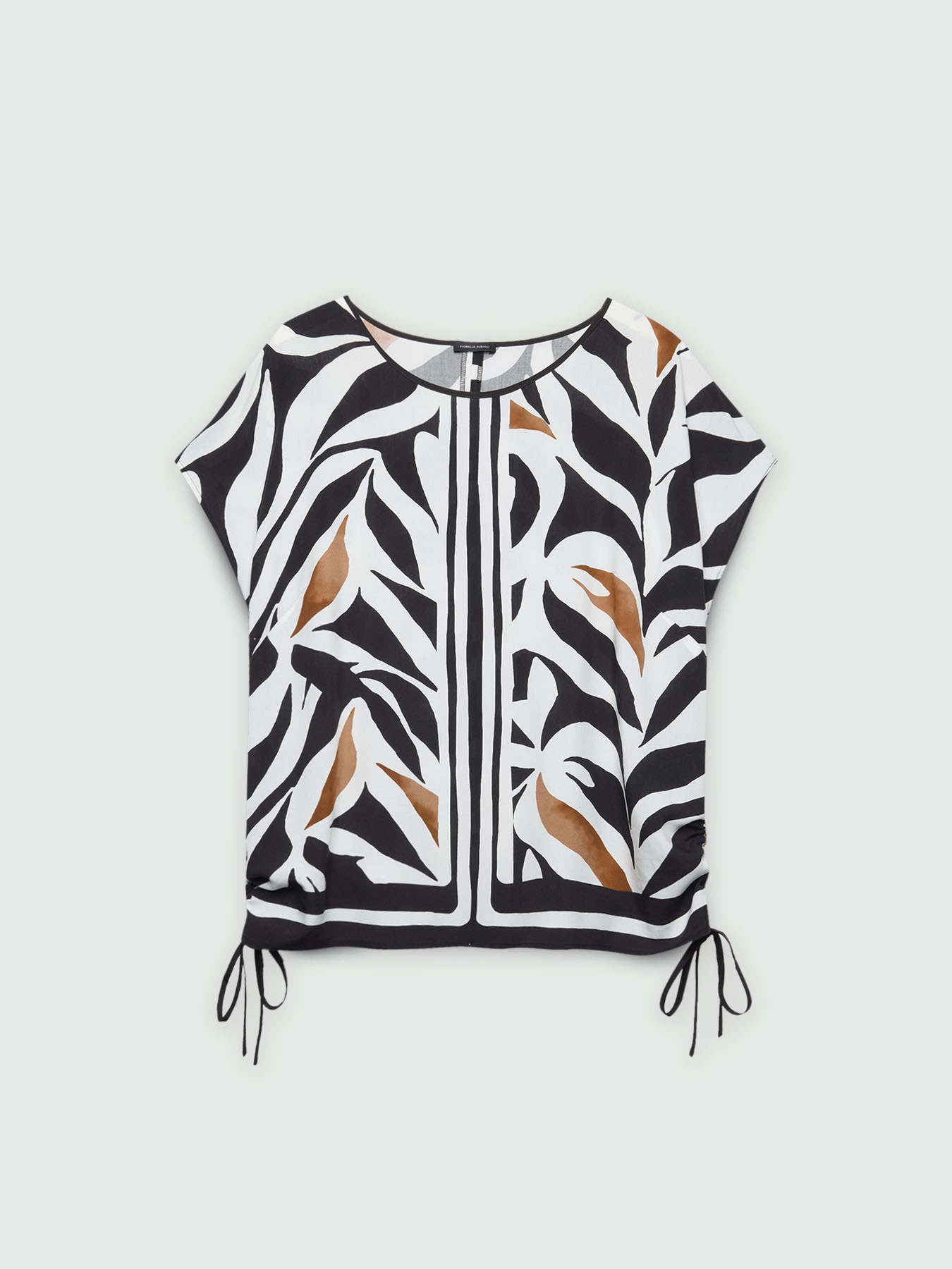 Blusa dalla stampa foliage image number 4