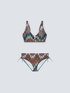 Bikini mit Chevron-Muster image number 4