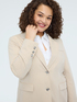 Pinstripe effect blazer with jewel buttons image number 3