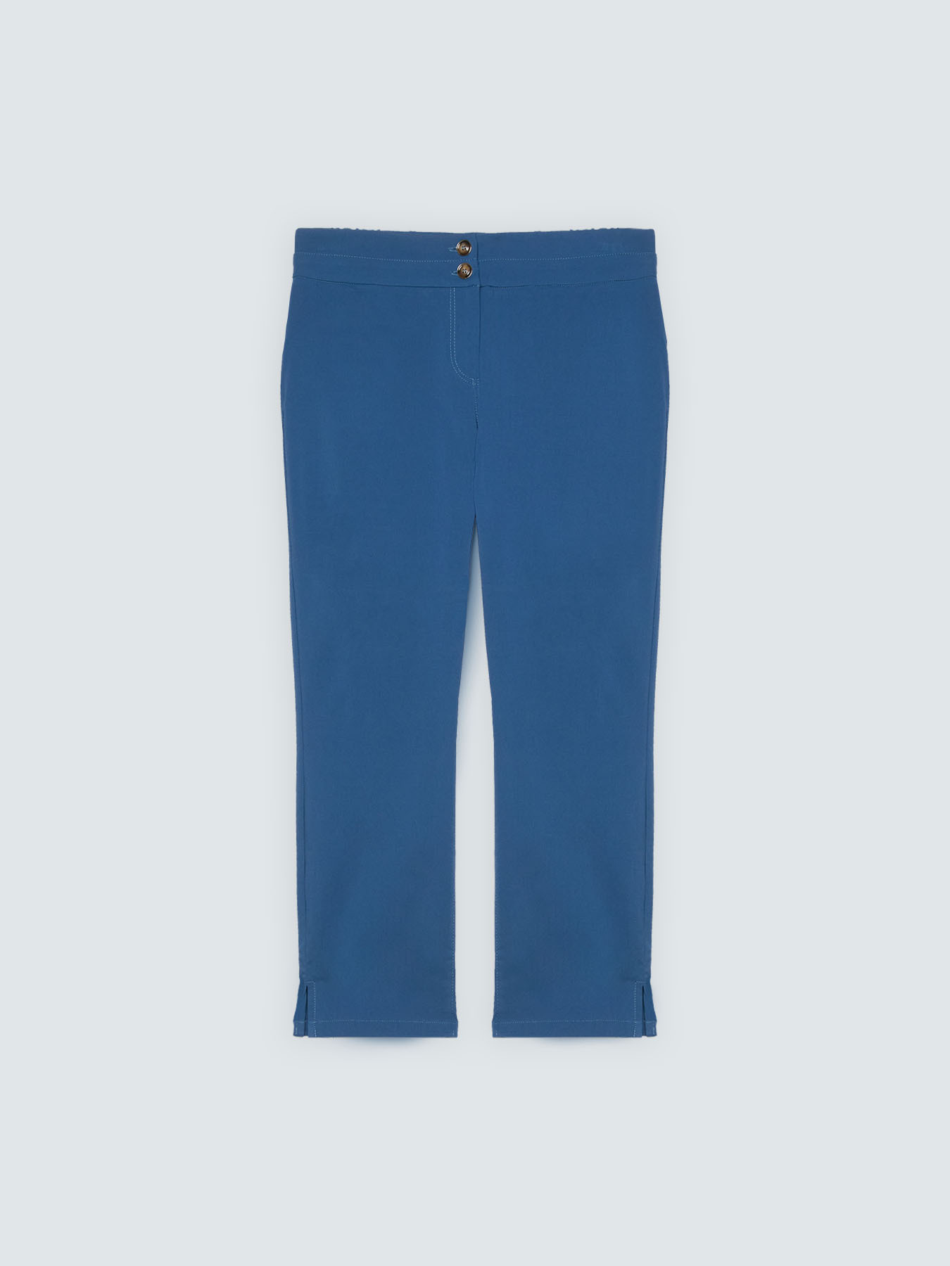 Capri Pants with Side Slits image number 4