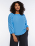 Off-Shoulder-Bluse mit &Auml;rmeln aus St. Galler Spitze image number 0