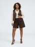 Linen and viscose blend vest image number 2