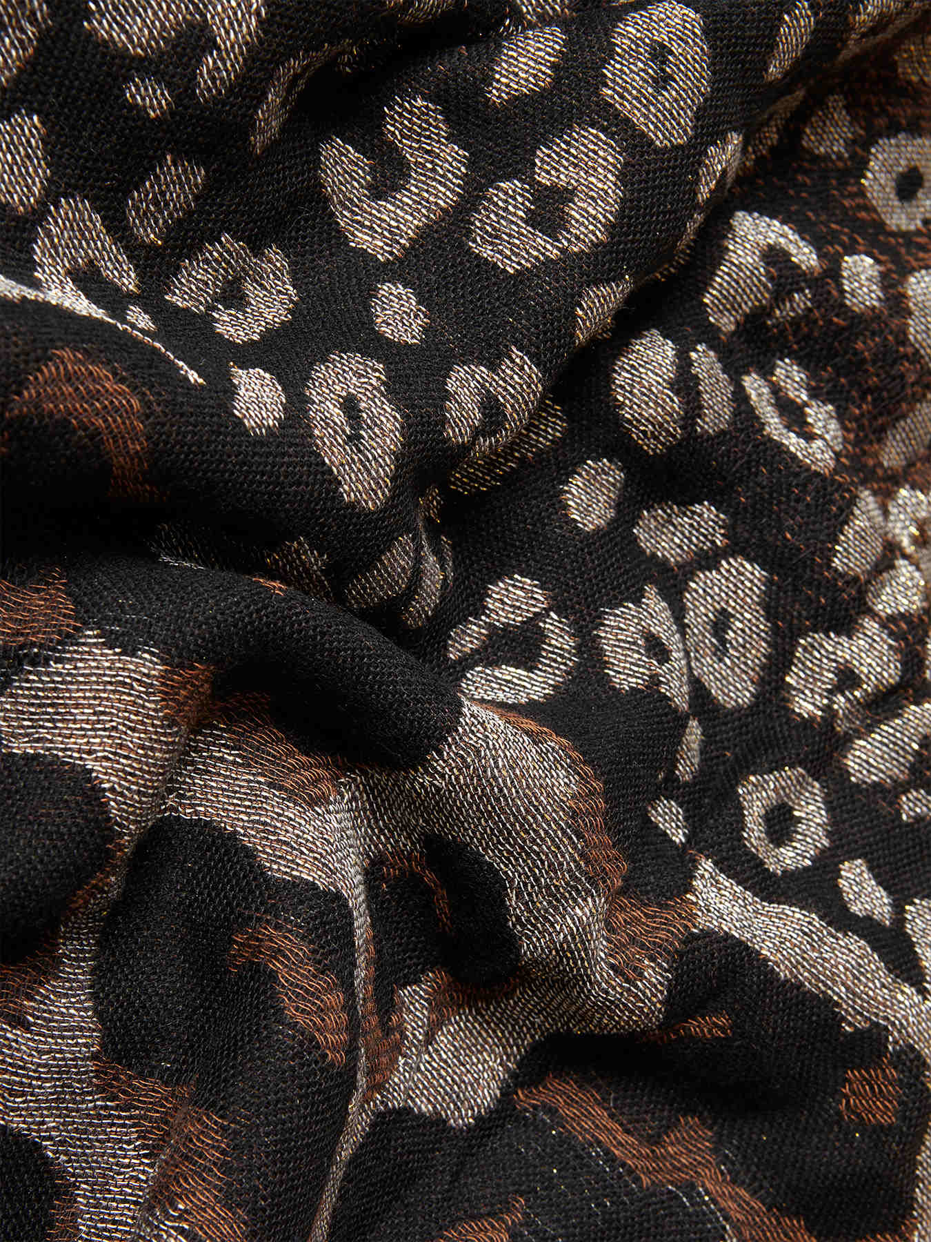 &Eacute;charpe jacquard &agrave; motif animalier image number 1