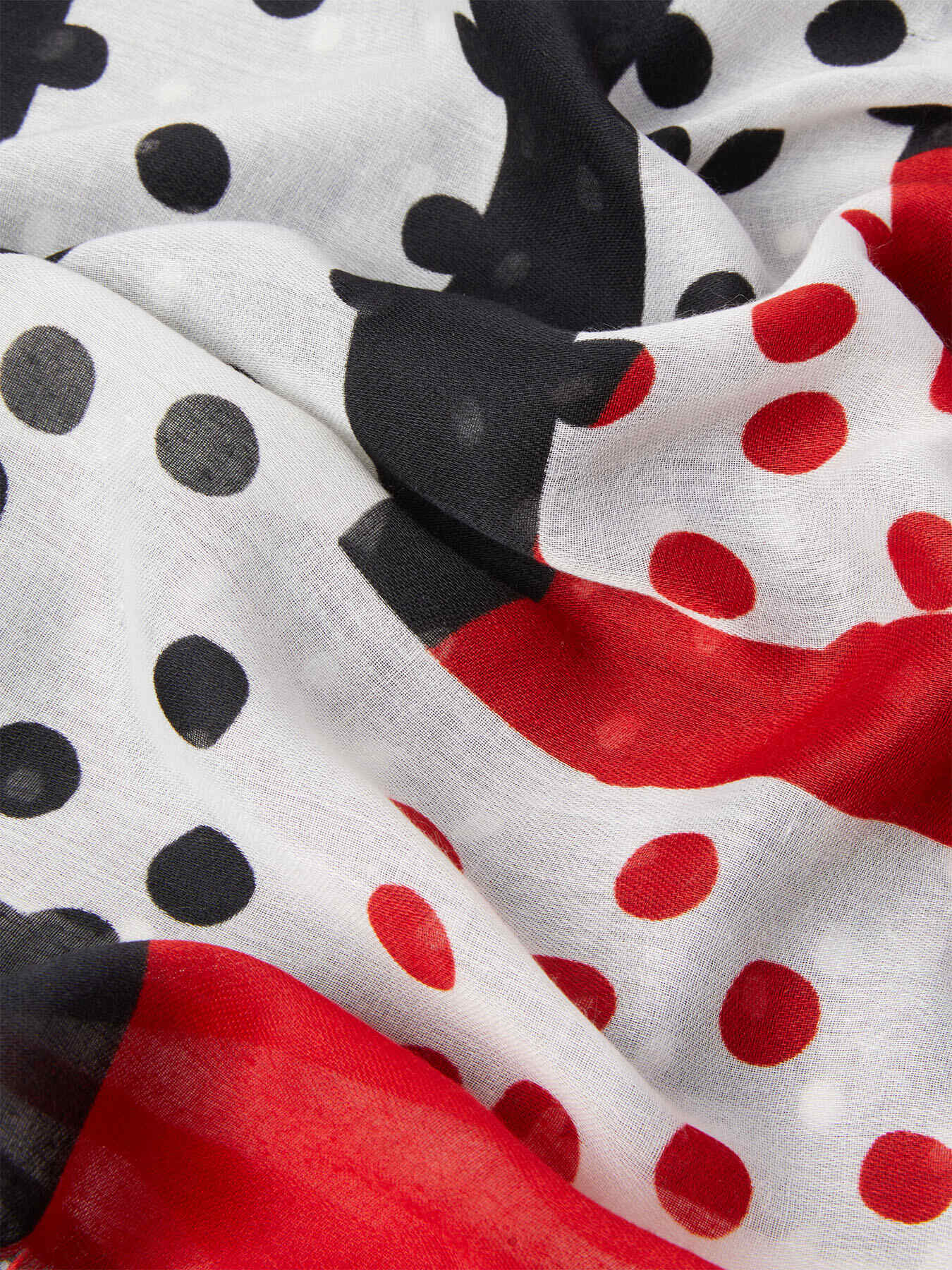 Polka dot scarf image number 2