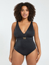One-piece swimsuit with chain detail image number 0