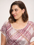 Blusa con ricamo checks image number 3