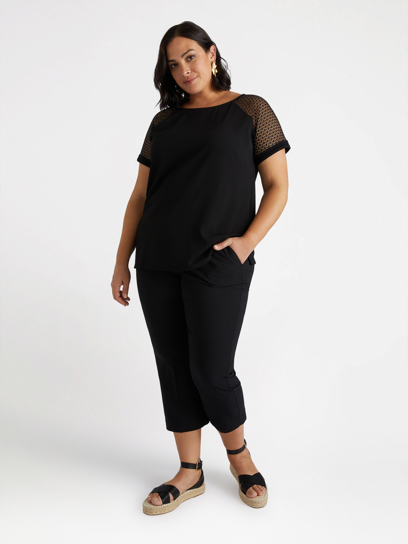 Pantalon cropped image number 0