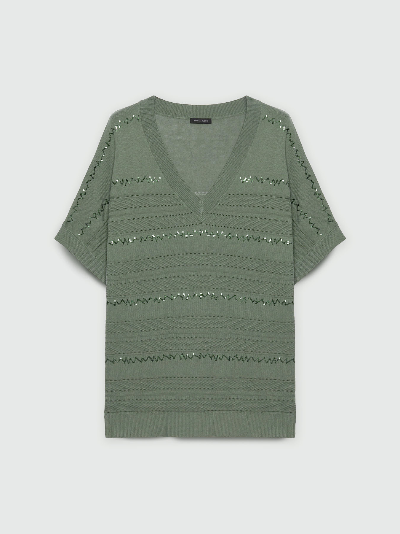 Embroidered sweater image number 4