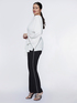 Palazzo trousers with white trims image number 3