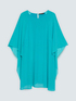 Robe en georgette avec manches kimono maxi image number 4