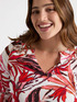 Foliage print blouse image number 3