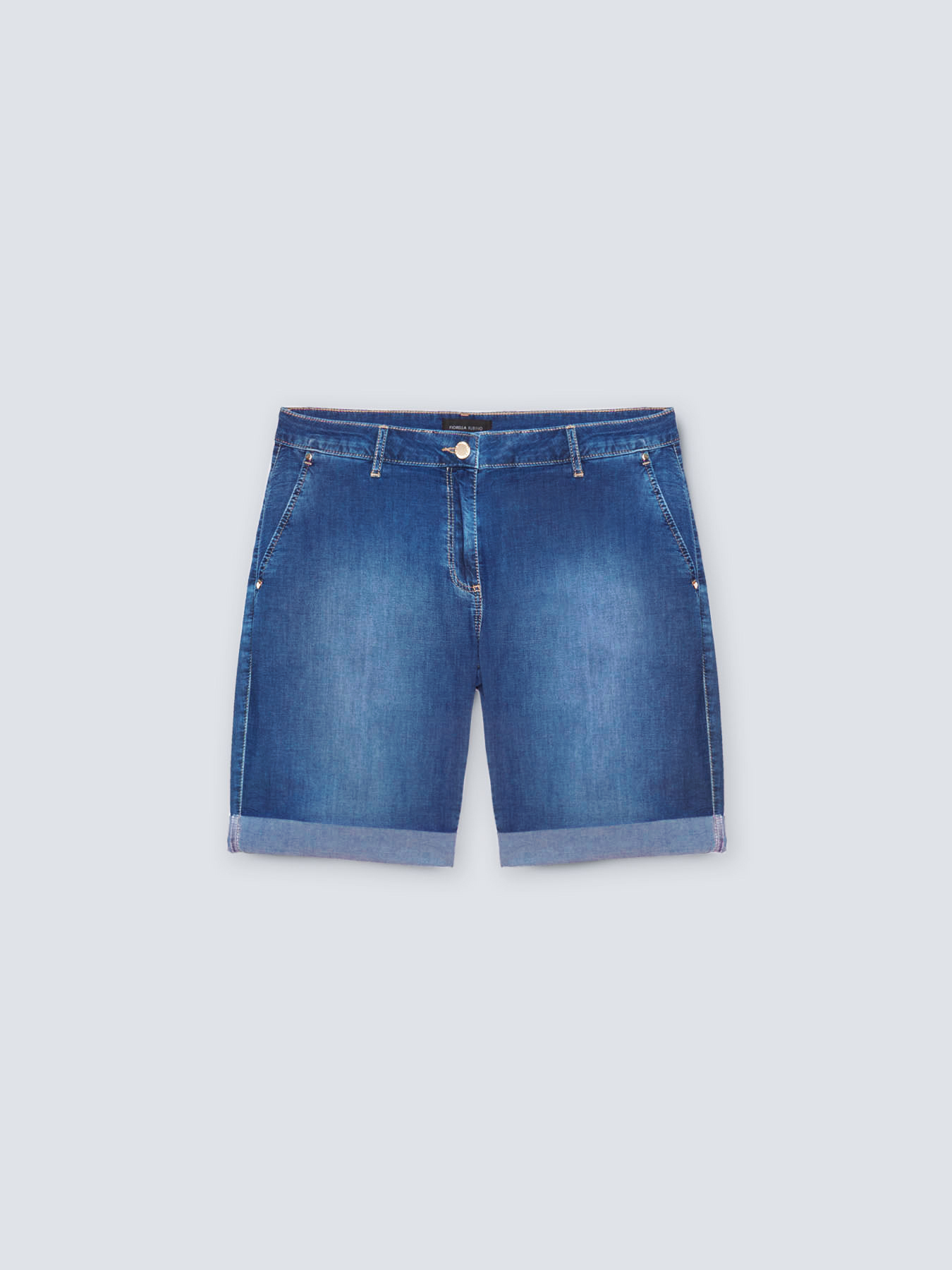 Jeans corti in cotone stretch image number 3