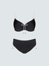 Two-piece bikini with contrasting details image number 5