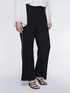 Palazzo trousers with white trims image number 0
