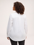 Shirt with print and embroidery in cotton poplin image number 1