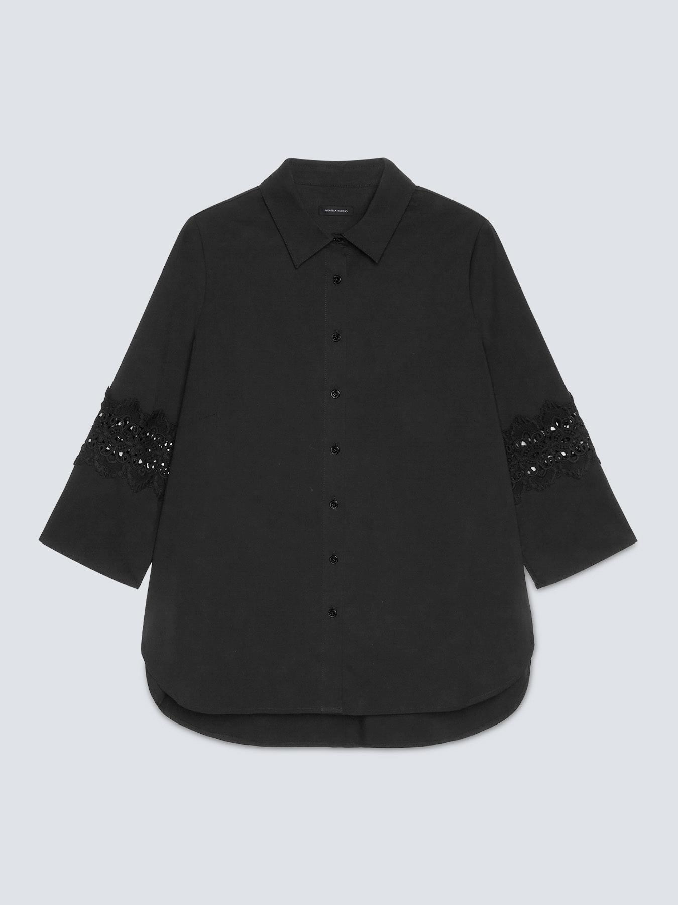 Camicia con bordi in macram&eacute; image number 4