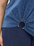 T-shirt with hotfix and ring detail image number 3