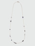 Collana lunga con ciondoli iridescenti image number 1