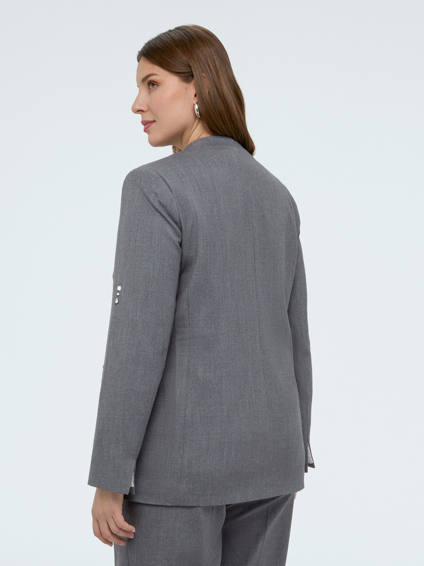 Blazer mit gl&auml;nzenden Details image number 2