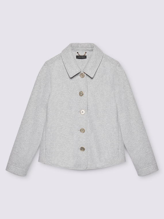 Chaqueta corta de tejido de punto