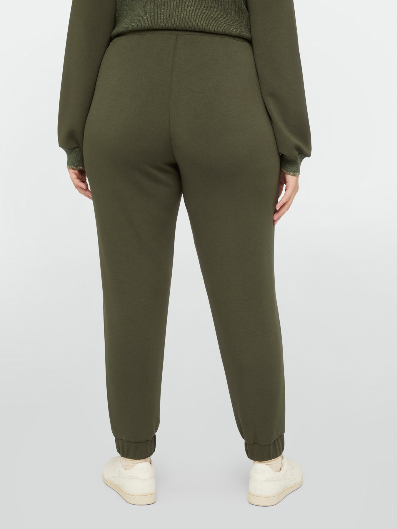 Joggers with lurex trims image number 2