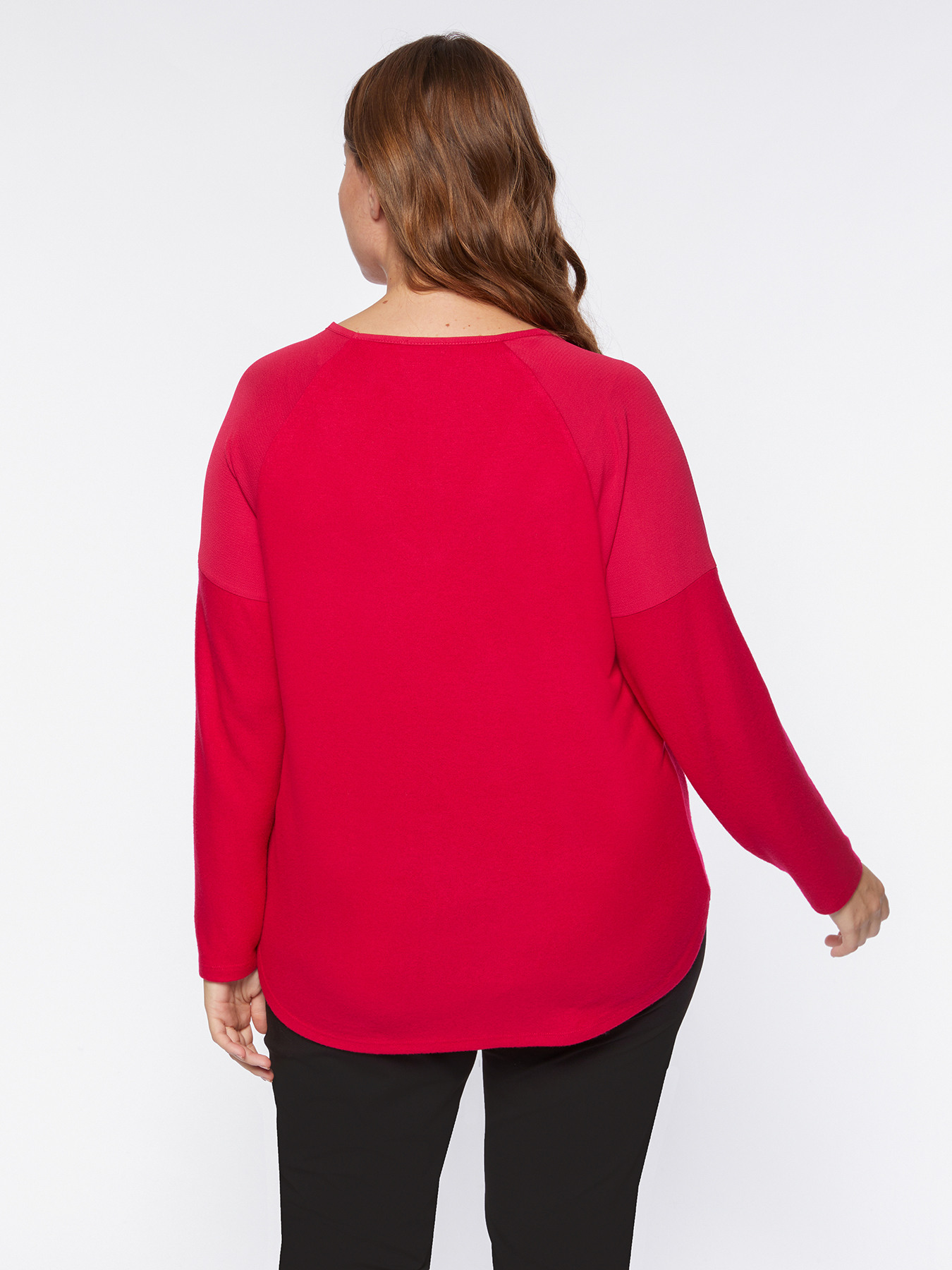 T-shirt in due tessuti image number 1