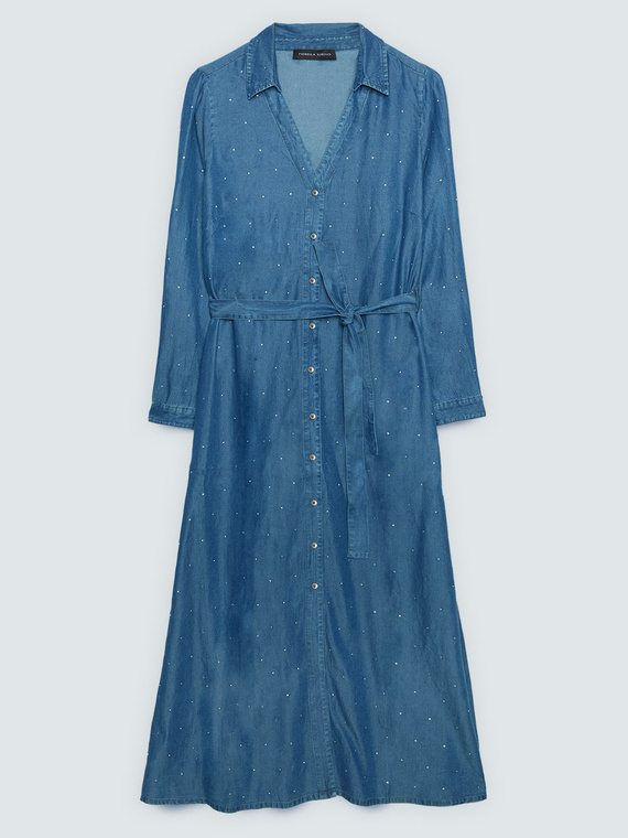 Robe POWER en denim avec points lumineux