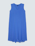 Long V-neck dress image number 4