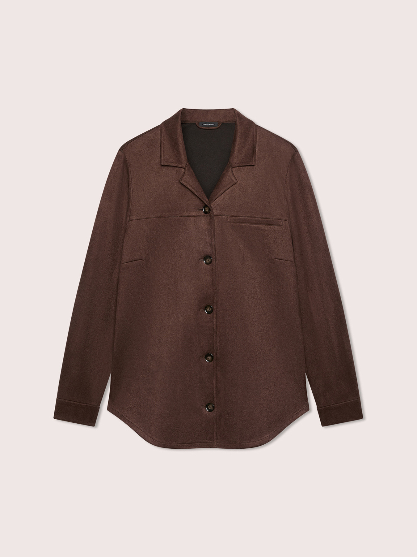 Oversized soft touch shirt jacket image number 5