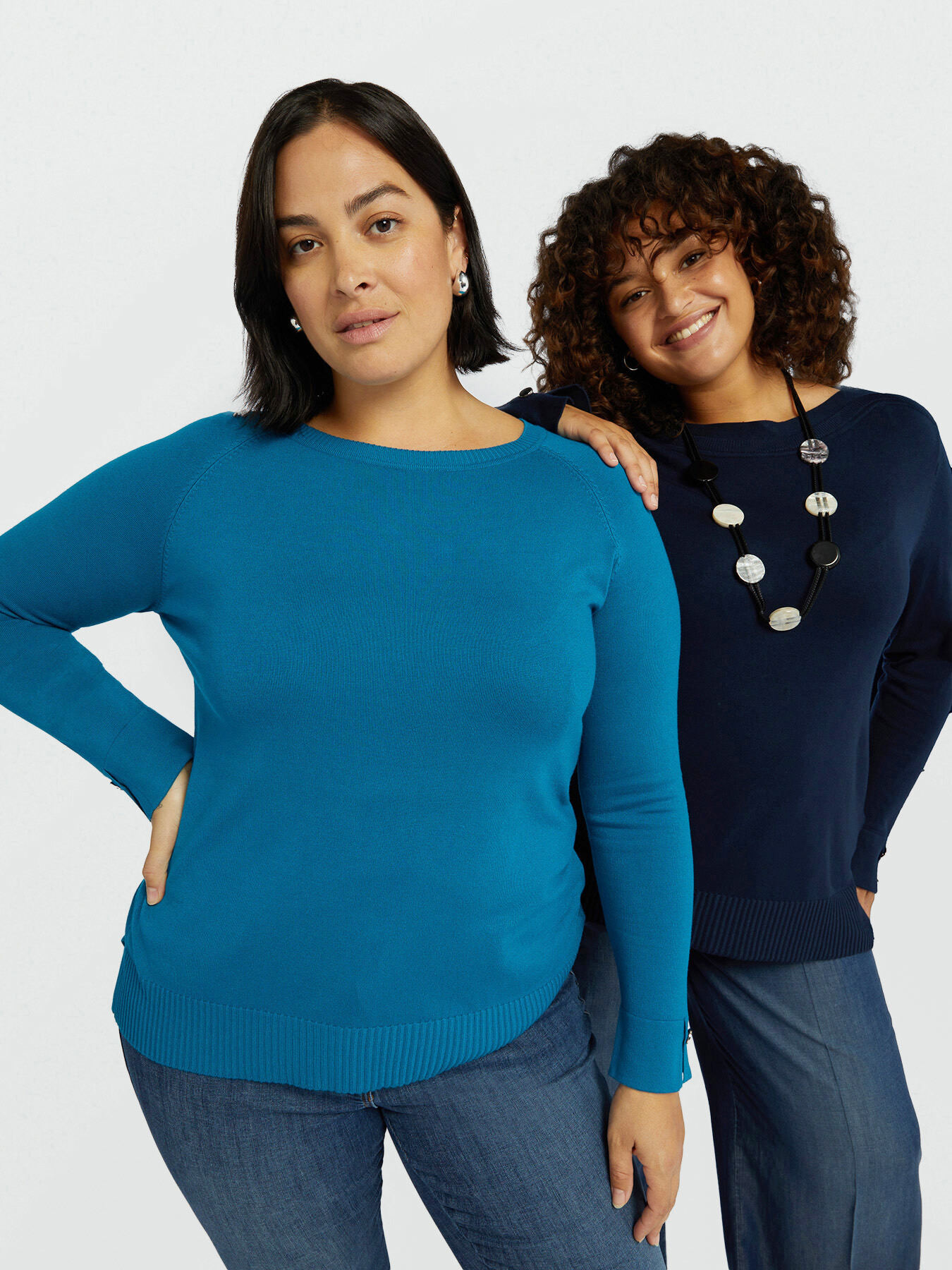 LENZING&trade; ECOVERO&trade; viscose sweater image number 4