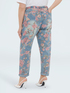 Barrel Jeans with floral print image number 1